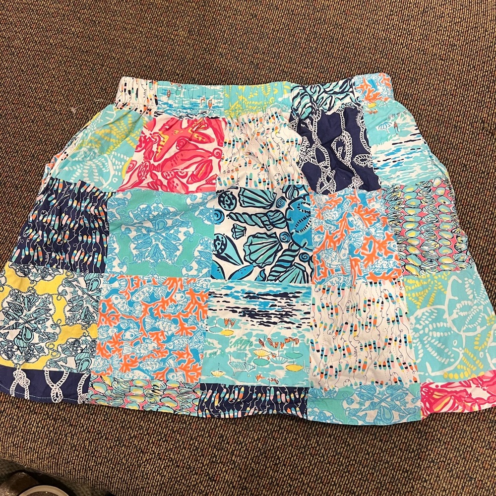 EUC patchwork Lilly skirt